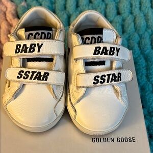 Golden Goose Kids White Sneakers